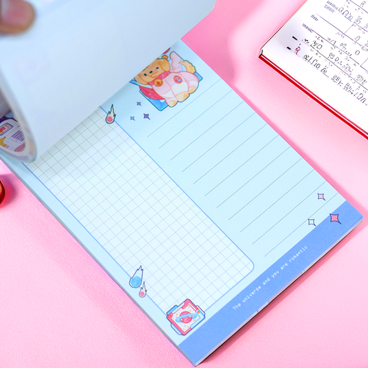 Space Theme 3 in 1 Weekly Planner/ To do List/ Journals Notebook