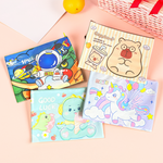 Cartoon A4 Zipper Folder Bag – Cute & Durable Organizer
