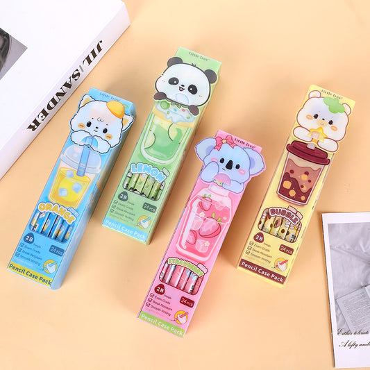 Animal-Themed HB Triangle Pencils – 24 Pencil Pack!