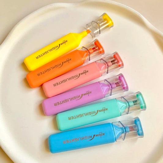 Brighten Your Notes! Fluorescent Highlighter 1 Pcs