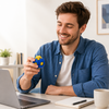 Interactive Press & Spin Fidget Ball – Rotating Sensory Stress Relief Toy