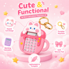 Mini Kawaii Calculator Keychain