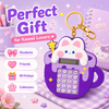Mini Kawaii Calculator Keychain
