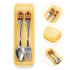 Kawaii Capybara Theme Children's Cutlery Set