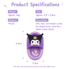 Kawaii Cartoon Slipper Shape Eraser