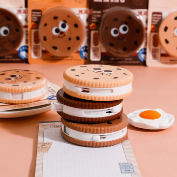 Kawaii Cookie Push-Style Correction Tape