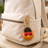 Kawaii Fruit Tart Keychain – Cute Simulated Dessert & Pastry Gold Clasp Bag Charm