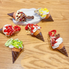 Kawaii Ice Cream Cone Keychain