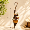 Kawaii Ice Cream Cone Keychain