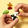 Kawaii Panda Stationery Set | DIY Assembled Panda & Backpack Erasers for Kids