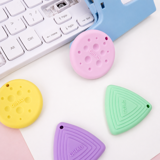 Kawaii Sensory Anti-Lost Eraser Set | 4PCS Tactile Decompression
