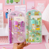 Kawaii Theme 6-Piece Stationery Gift Set - School Supplies