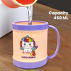Kids Cartoon Character Plastic Drinking Mugs | Ben Duck, Unicorn & Ben Dino