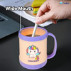 Kids Cartoon Character Plastic Drinking Mugs | Ben Duck, Unicorn & Ben Dino