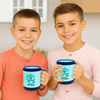 Kids Cartoon Character Plastic Drinking Mugs | Ben Duck, Unicorn & Ben Dino