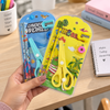 Kids Cartoon Stationery Set with Safety Scissors and Pencils