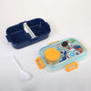 Kids Cute Secret Character Compartment Lunch Box with Spoon & Sauce Pot