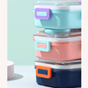 Kids Cute Secret Character Compartment Lunch Box with Spoon & Sauce Pot
