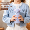 Kids' Cute Animal Head 316 Stainless Steel Vacuum Insulated Water Bottle