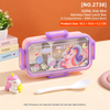 Leak-Proof School Stainless Steel Lunchbox with Removable Bowl | 580ML