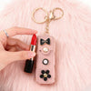 Stylish Mini Lipstick Case/Holder Keychain