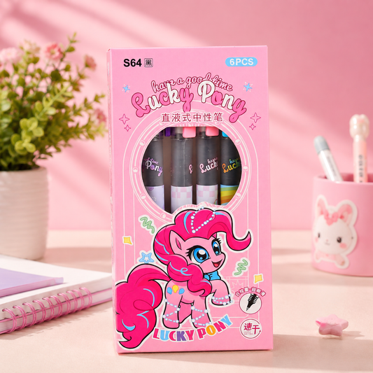 Unicorn Large Capacity Magic Ink Pen 6pcs Set