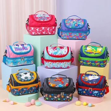 Double-Deck Thermal Insulated Lunch Bags