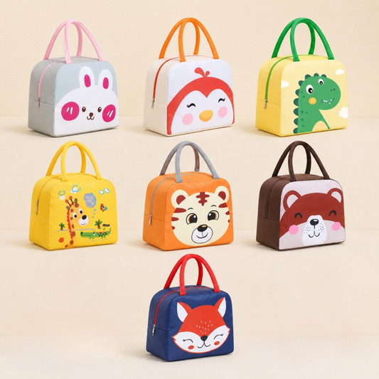 Eco-Friendly Activity & Cute Animal Lunch Bag Kids Return Gift Hamper