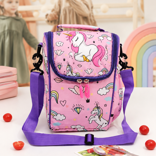 Kids Insulated Lunch Bag with Top Handles | Keep Food Fresh