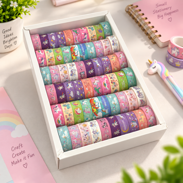 Magical Unicorn Theme Washi Tape | Single PCS Cute Journaling Tape