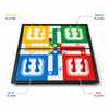Magnetic Ludo Game for Kids | Portable Folding Board Game with Magnetic Pieces