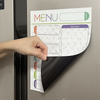 Magnetic Weekly Menu Planner and Grocery List for Fridge