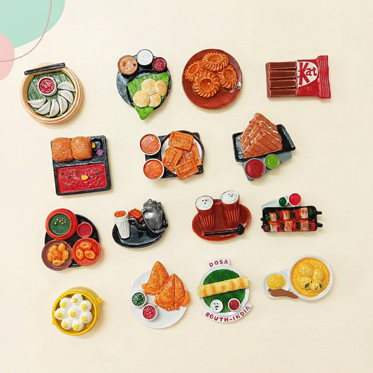 3D Miniature Food Fridge Magnets