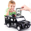 Police Cash Truck Password Piggy Bank - Fingerprint Touch