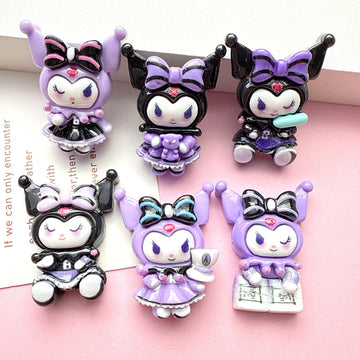 Kawaii Cartoon DIY Resin Charms - Accessories for Crafts