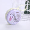 Paris-Themed Round Mini Coin Pouch