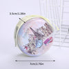 Paris-Themed Round Mini Coin Pouch
