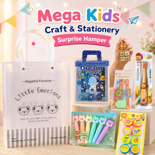Mega Kids Craft & Stationery Surprise Hamper