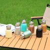 Mini Insulated Water Bottle - Stainless Steel Vacuum Flask with Ring Lid