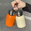 Mini Insulated Water Bottle - Stainless Steel Vacuum Flask with Ring Lid