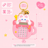 Mini Kawaii Calculator Keychain