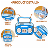 Music Radio Theme Plastic Candy Bags with Handle