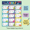 3D Dino Book Labels | Name Stickers