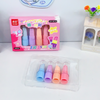 Novelty Lipstick Eraser Set of 4 | Colorful & Portable