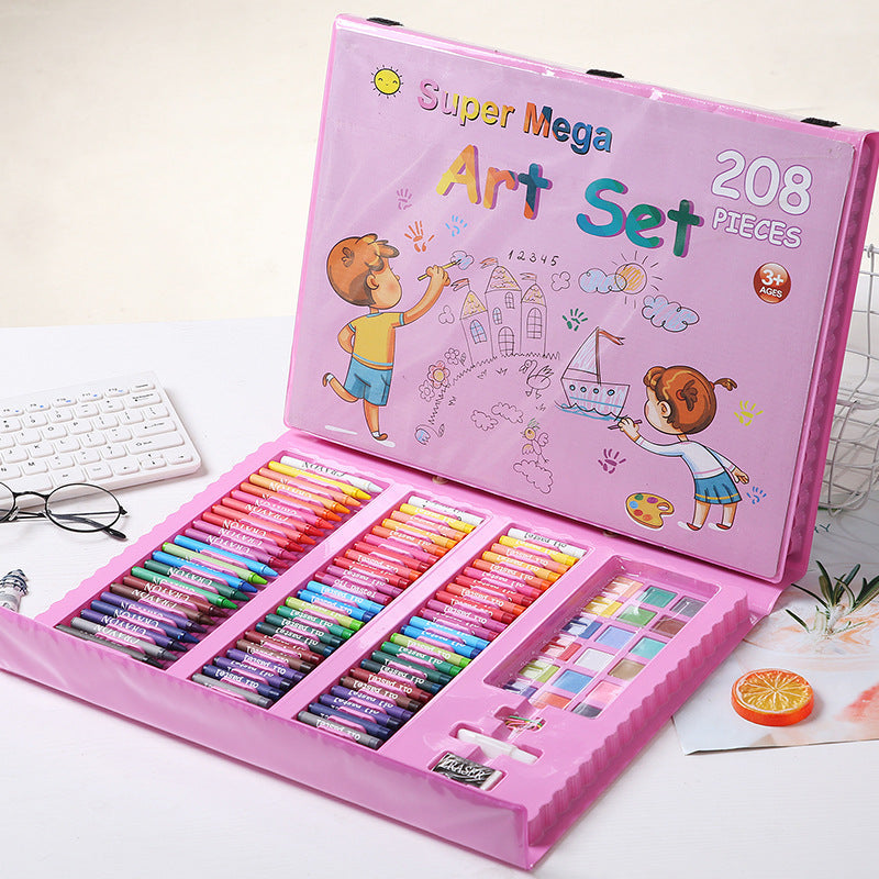 208-Piece Super Mega Art Set with Drawing Board – Giftoo
