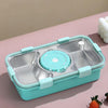 Personalized Stainless Steel 3-compartment Lunch Box with Bowl