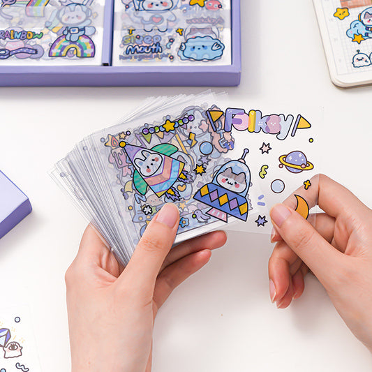 Space Bunny Stickers - Dreamy & Decorative!