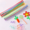 100 Pcs Multicolored Pipe Cleaners Set - Flexible Chenille Stems for DIY Arts & Crafts