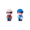 Cute Miniature Boy Figurines - Set of 2