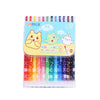 Twist-Up Magic 12-Color Rotating Crayon Set